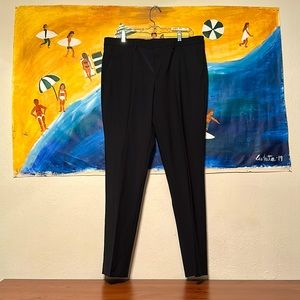 EXPRESS wool/polyester blend dress pants, black